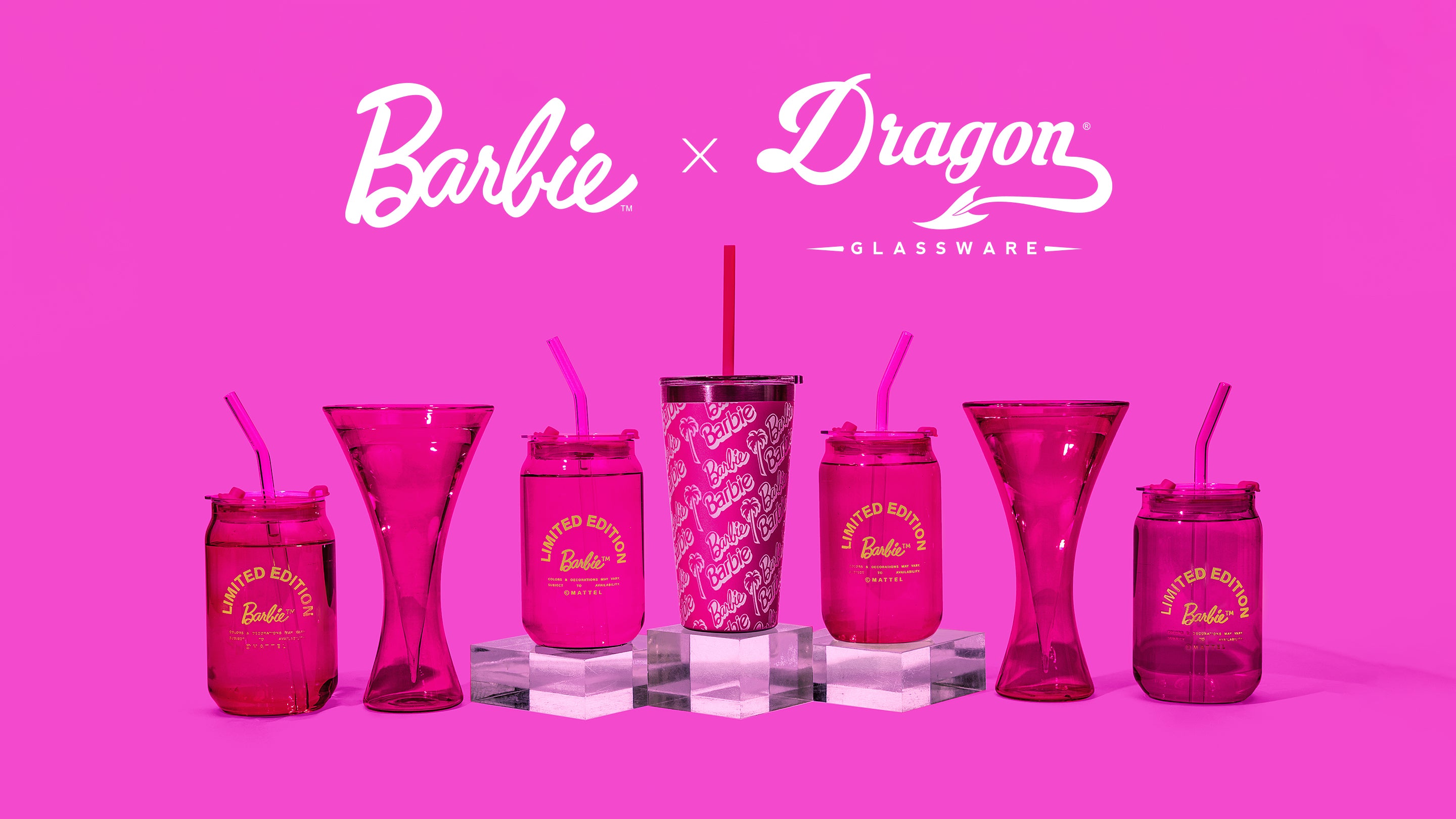 Barbie™ x Dragon Glassware® Collection 3 – DRAGON GLASSWARE®
