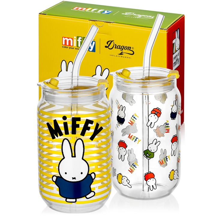 Miffy Iconic Drinking Glasses - 16 oz