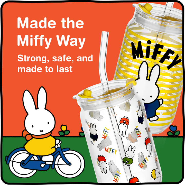 Miffy Iconic Drinking Glasses - 16 oz