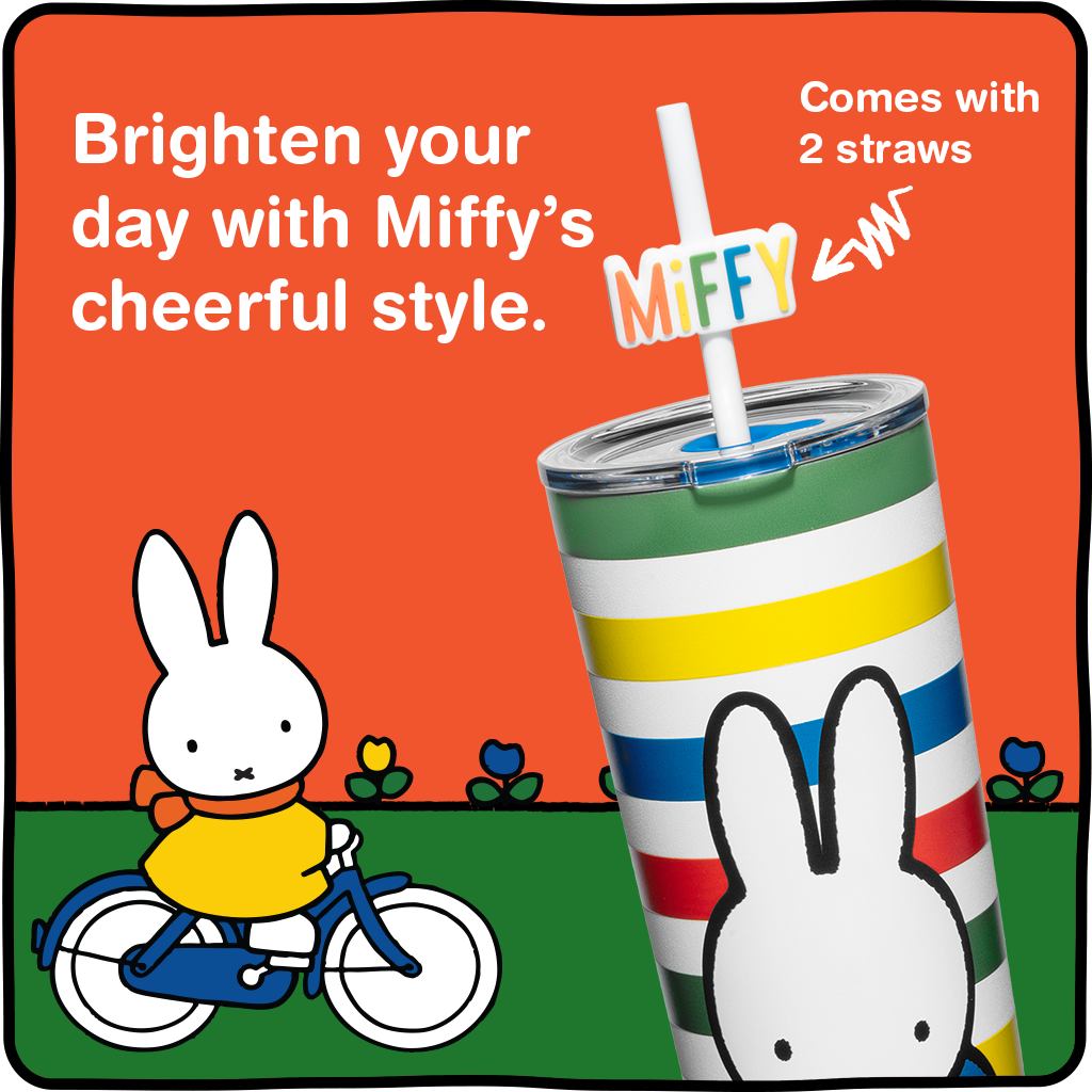 Miffy Stripes Tumbler - 24 oz