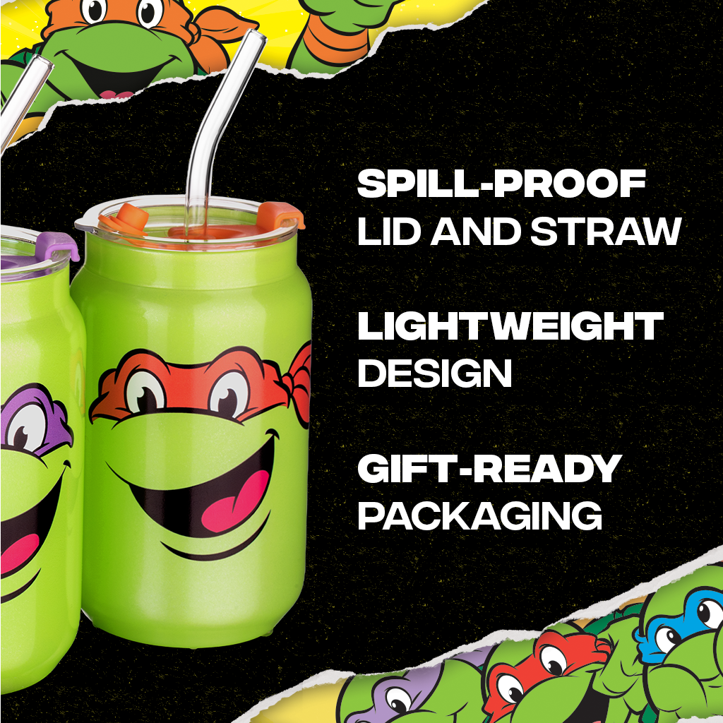 Teenage Mutant Ninja Turtles Drinking Glasses - 16 oz