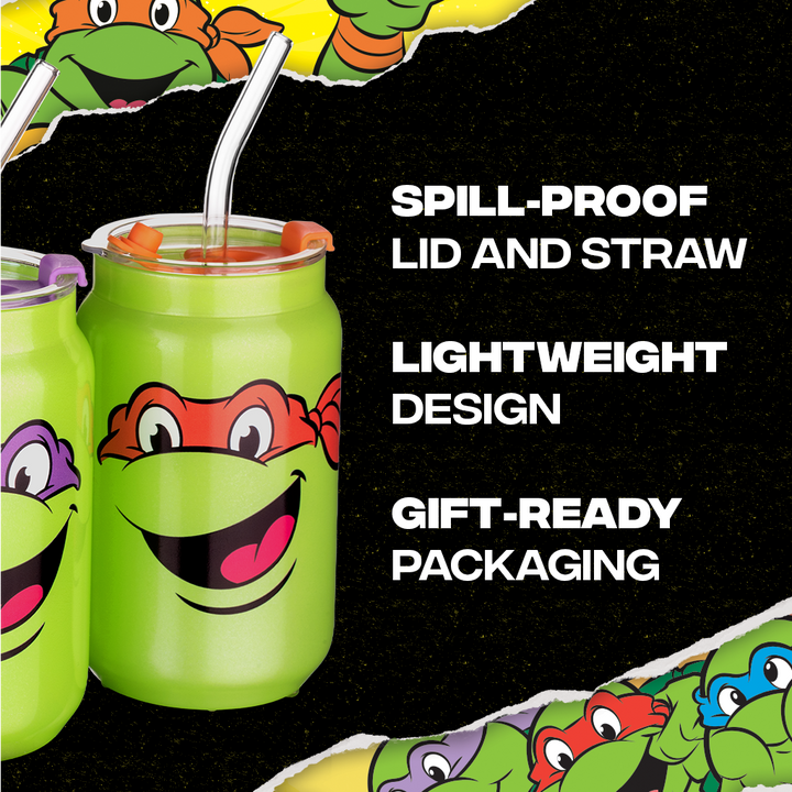 Teenage Mutant Ninja Turtles Drinking Glasses - 16 oz