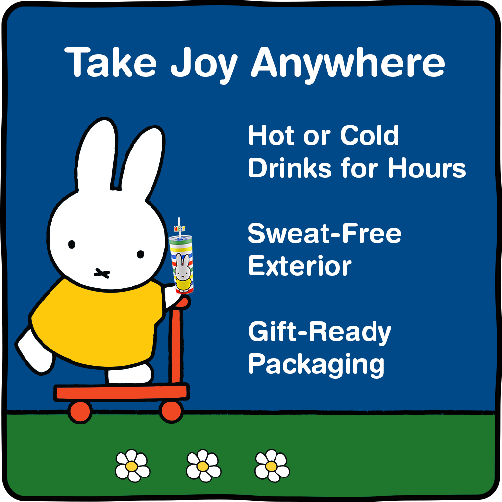 Miffy Stripes Tumbler - 24 oz