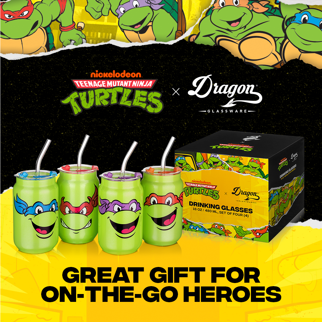 Teenage Mutant Ninja Turtles Drinking Glasses - 16 oz
