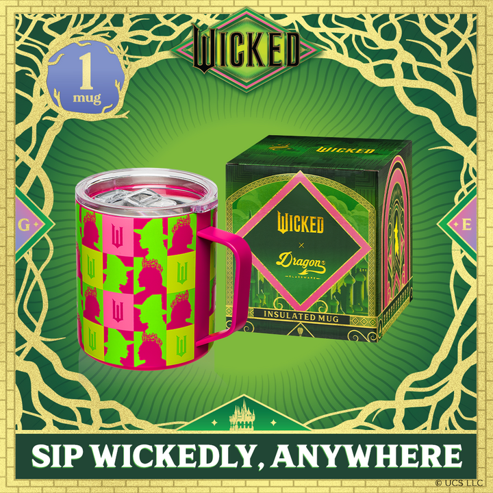 Wicked Pink Stainless Steel Camp Mug - 12 oz