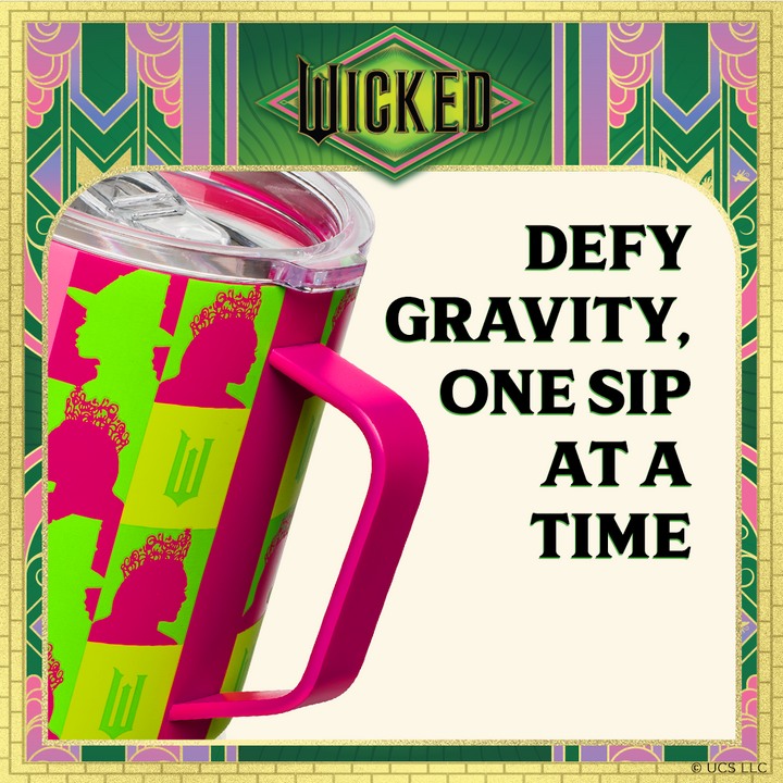 Wicked Pink Stainless Steel Camp Mug - 12 oz