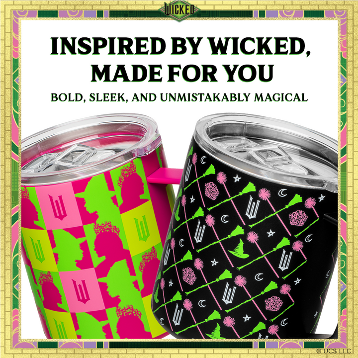 Wicked Black Stainless Steel Camp Mug - 12 oz