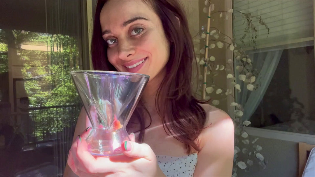 Stemless Martini Glasses