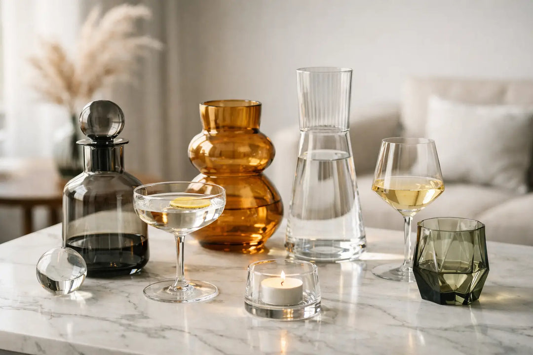 Modern Designer Glassware for Stylish Homes