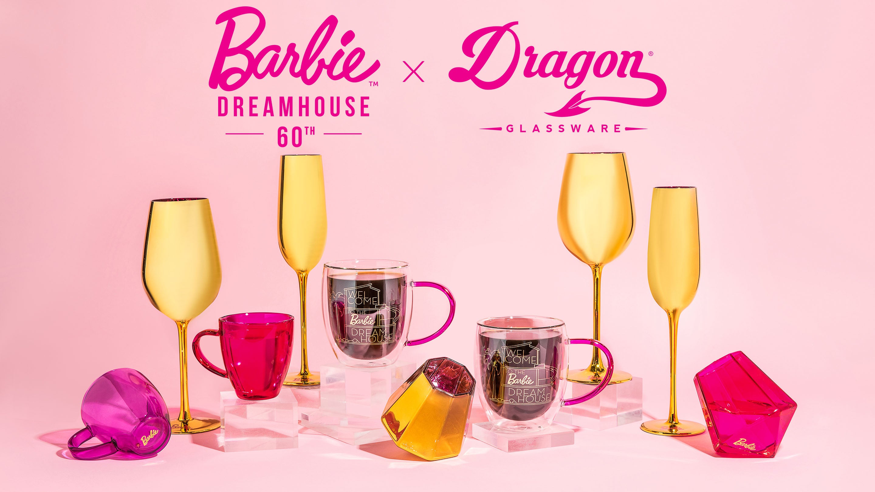 Barbie™ Dreamhouse™ x Dragon Glassware® Collection