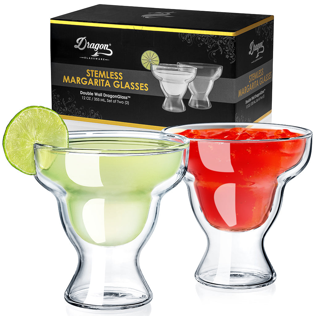 Stemless Margarita Glasses - DRAGON GLASSWARE®