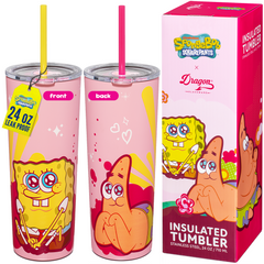 SpongeBob SquarePants Pink Tumbler - 24 oz