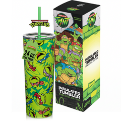 Teenage Mutant Ninja Turtles Stainless Steel Tumbler with Topper - 24 oz