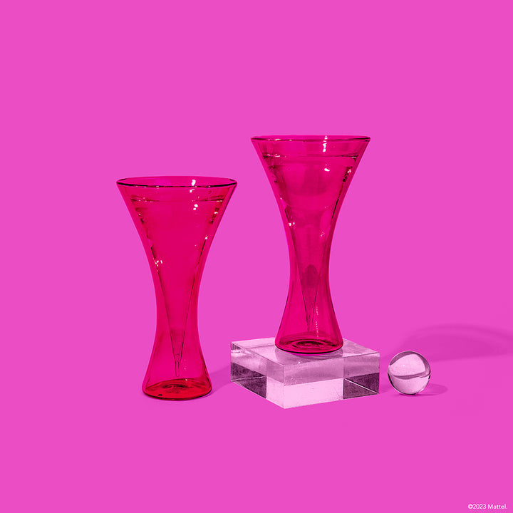 Barbie™ x Dragon Glassware® Cocktail Glasses