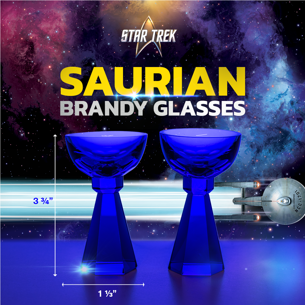 Star Trek Saurian Brandy Glasses