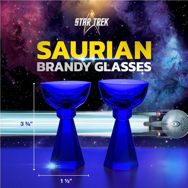 Star Trek Saurian Brandy Glasses