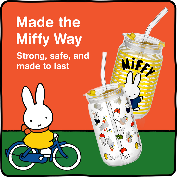 Miffy Iconic Drinking Glasses - 16 oz