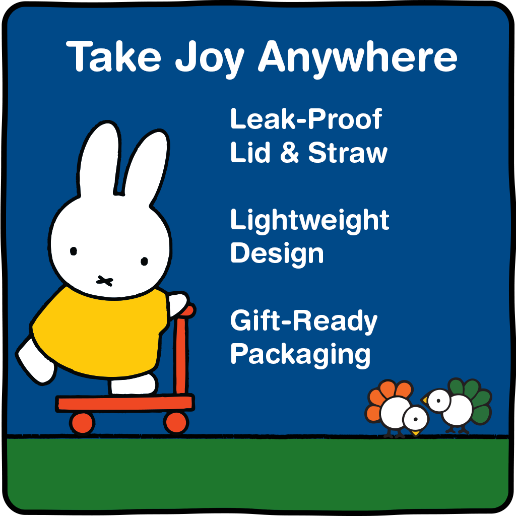 Miffy Iconic Drinking Glasses - 16 oz