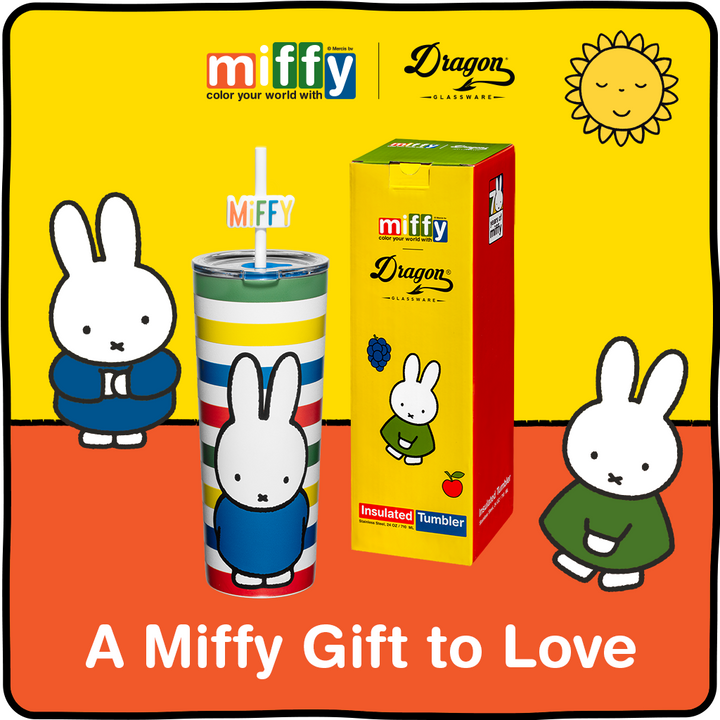 Miffy Stripes Tumbler - 24 oz