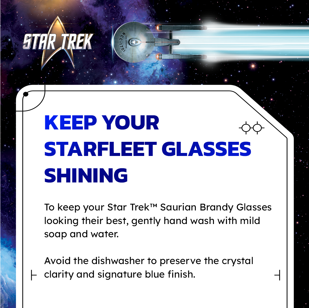 Star Trek Saurian Brandy Glasses