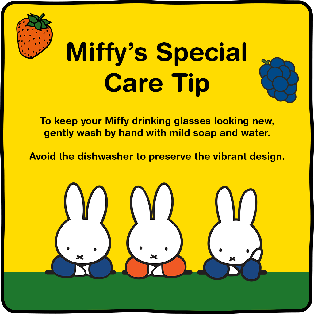 Miffy Iconic Drinking Glasses - 16 oz