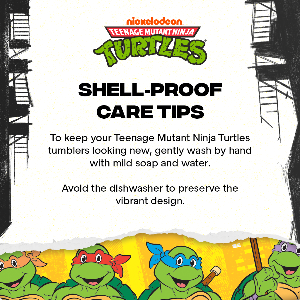 Teenage Mutant Ninja Turtles Stainless Steel Tumbler with Topper - 24 oz