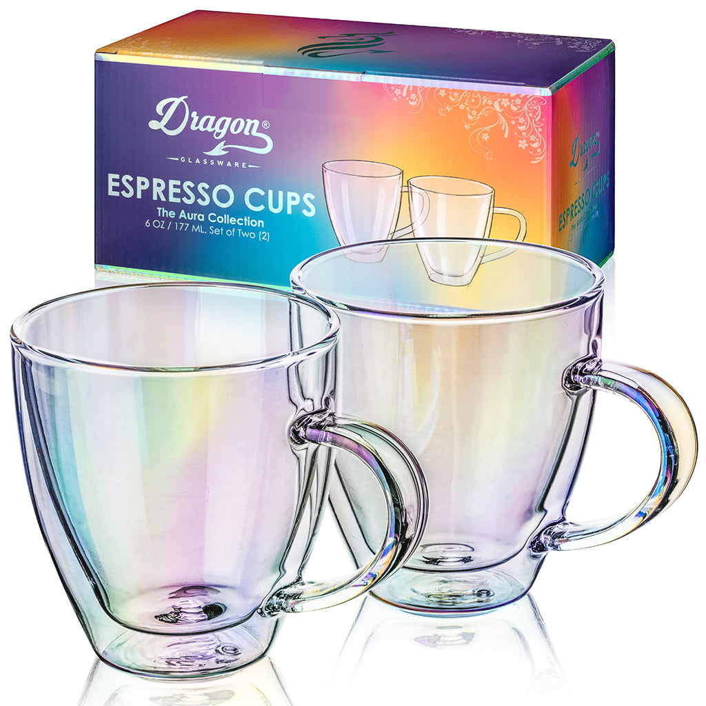 Barbie™ x Dragon Glassware® Dreamhouse™ Espresso Cups