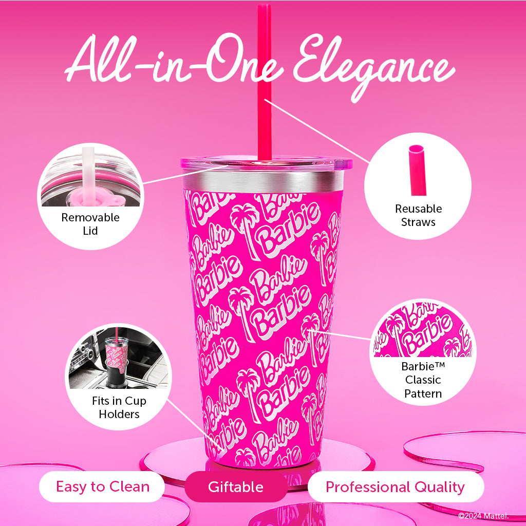 Barbie x Dragon Glassware Tumbler - 16 oz - Thumbnail 3