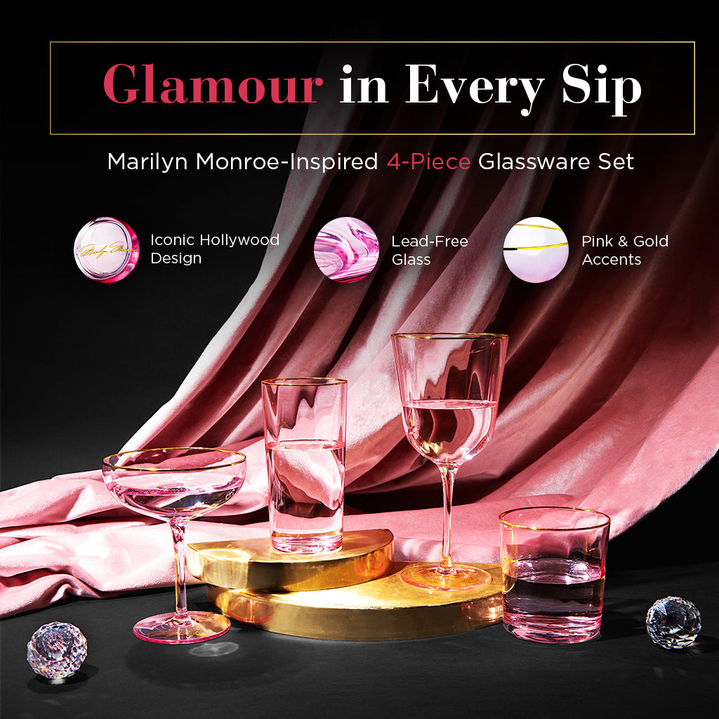 Marilyn Monroe Mixed Drinkware Set - Thumbnail 5