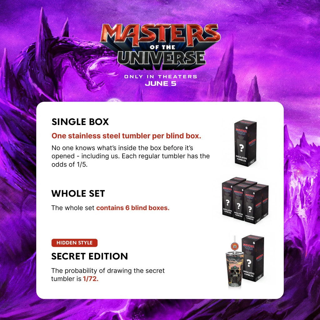 Masters of the Universe™ 2026 Movie Blind Box Tumbler - 16 oz