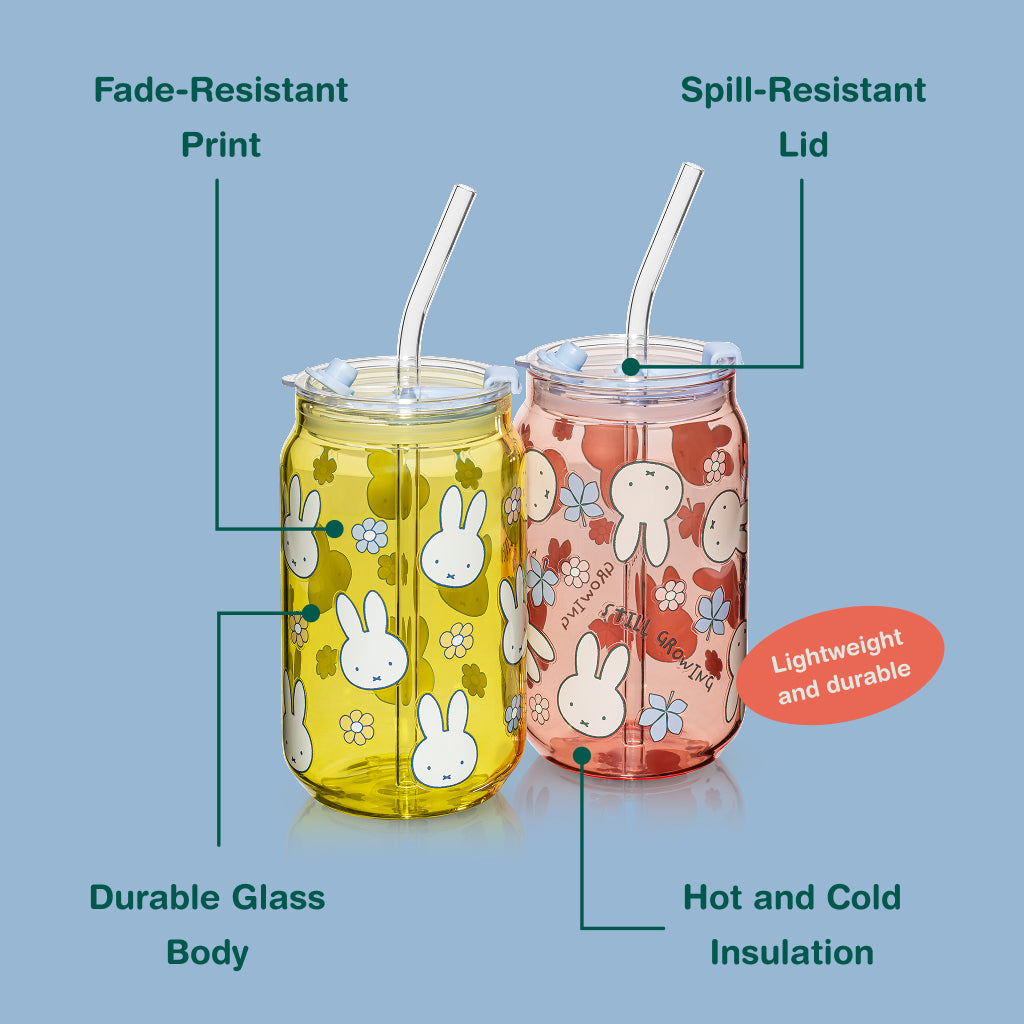 Miffy Spring Drinking Glasses - 16 oz