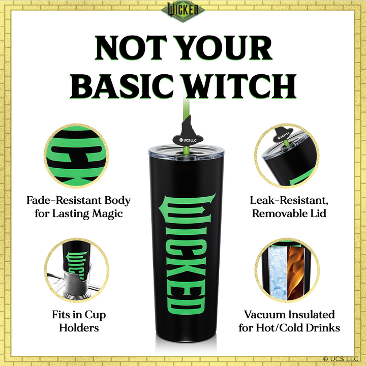 Wicked For Good Tumblers - 24 oz Set of 2