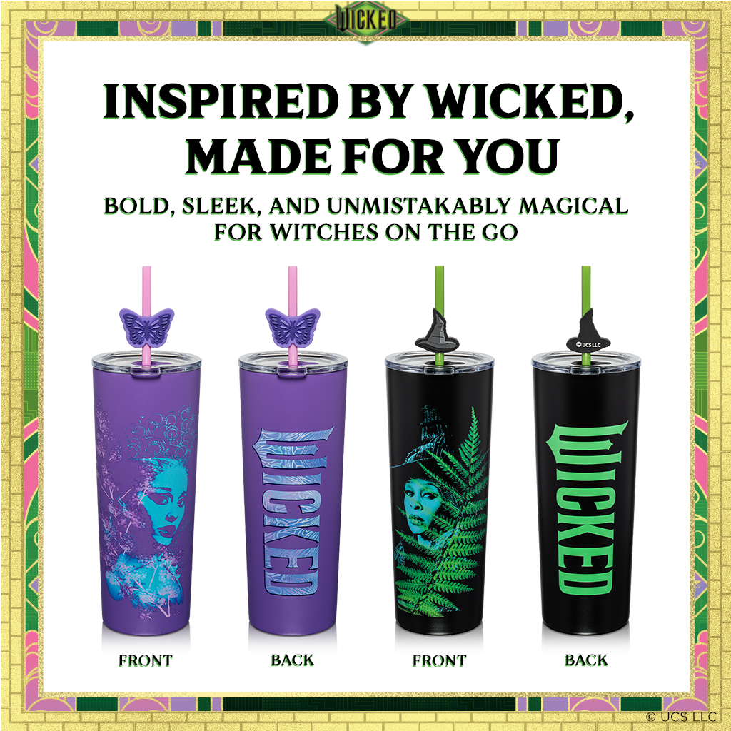 Wicked For Good Tumblers - 24 oz Set of 2
