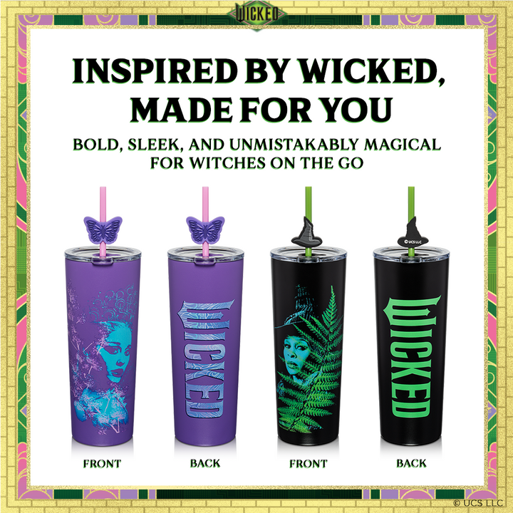 Wicked For Good Tumblers - 24 oz Set of 2