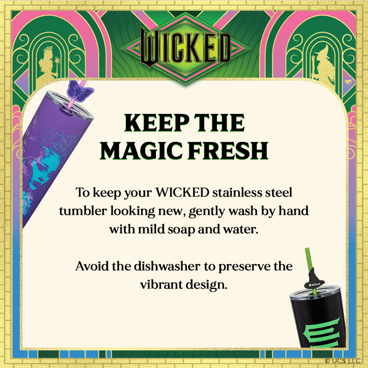 Wicked For Good Tumblers - 24 oz Set of 2