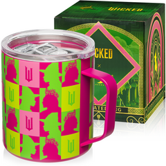 Wicked Pink Stainless Steel Camp Mug - 12 oz