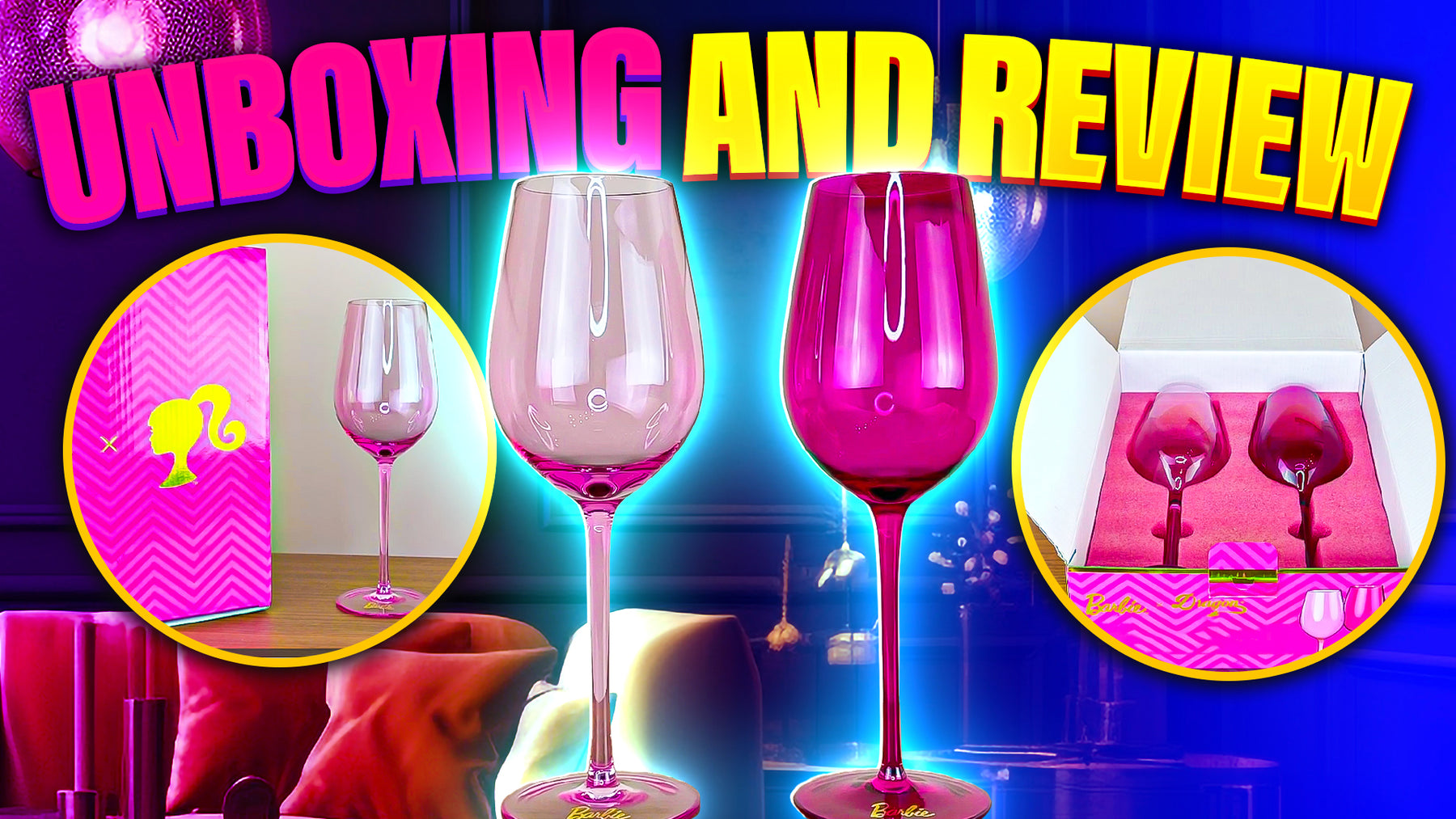 Barbie best sale wine glass