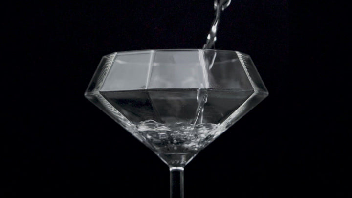 Diamond Martini Glasses