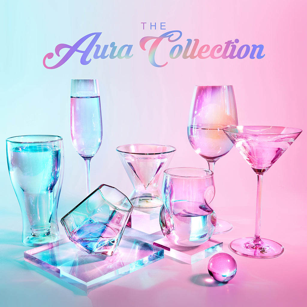 Diamond Shot Glasses - The Aura Collection - DRAGON GLASSWARE®
