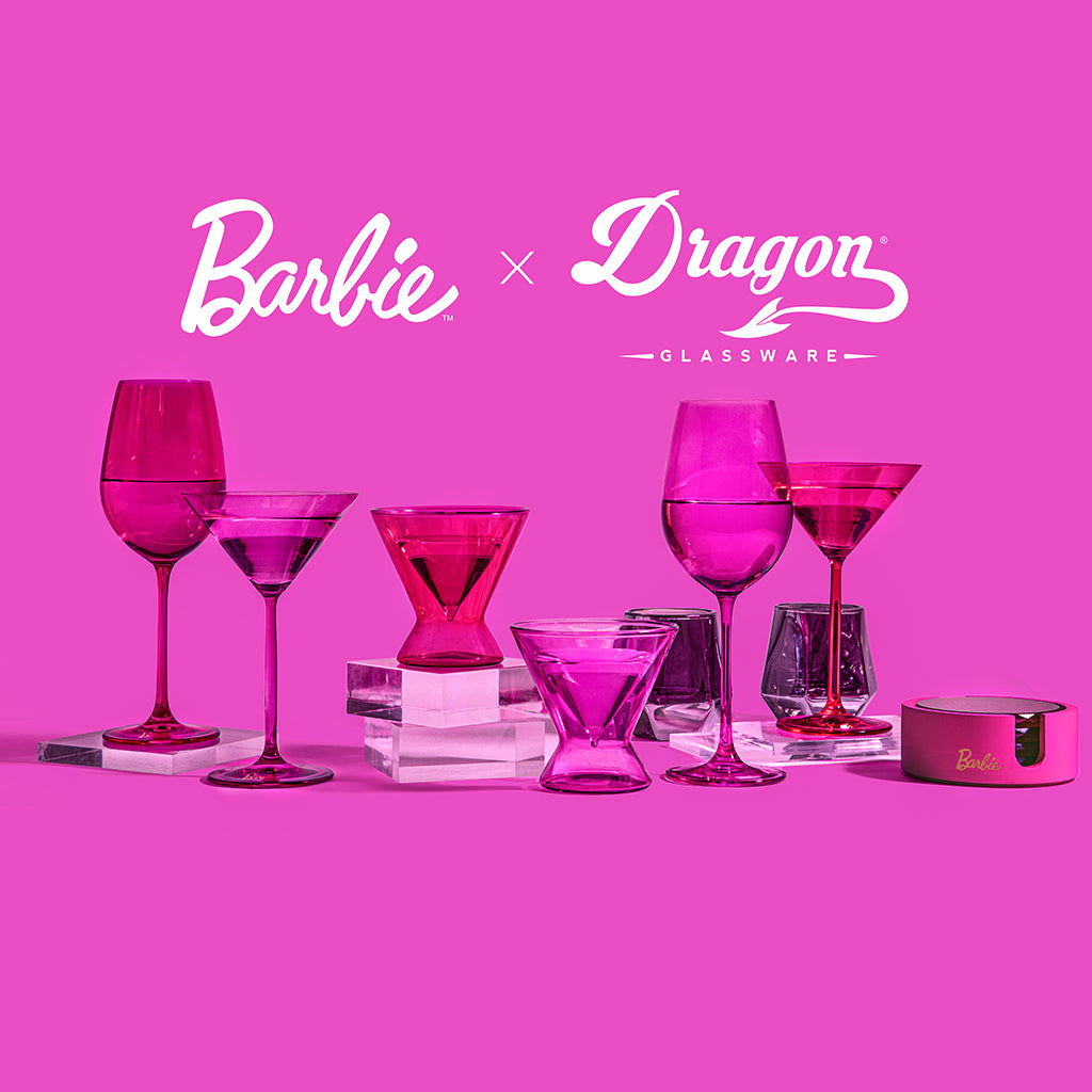 Elevate your picnics with the Barbie™ x Dragon Glassware® Martini