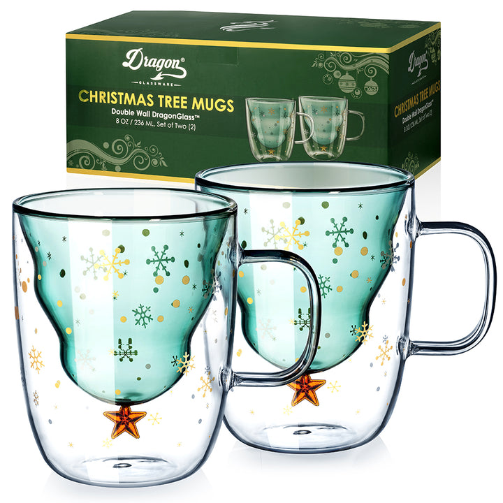 Christmas Tree Mugs - DRAGON GLASSWARE®