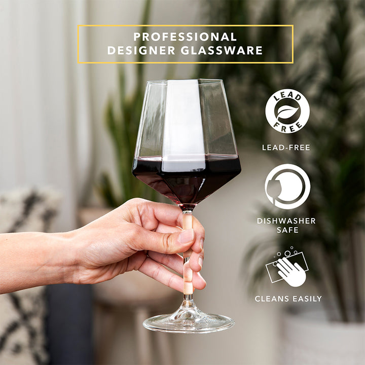 Diamond Wine Glasses | The Diamond Collection - DRAGON GLASSWARE®