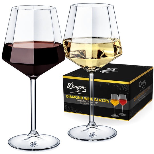 Diamond Wine Glasses