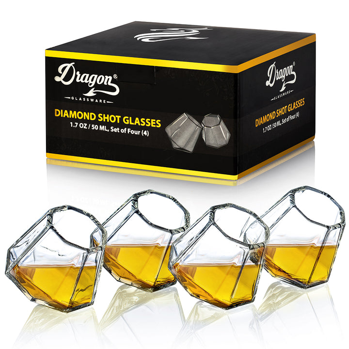 Diamond Shot Glasses - DRAGON GLASSWARE®