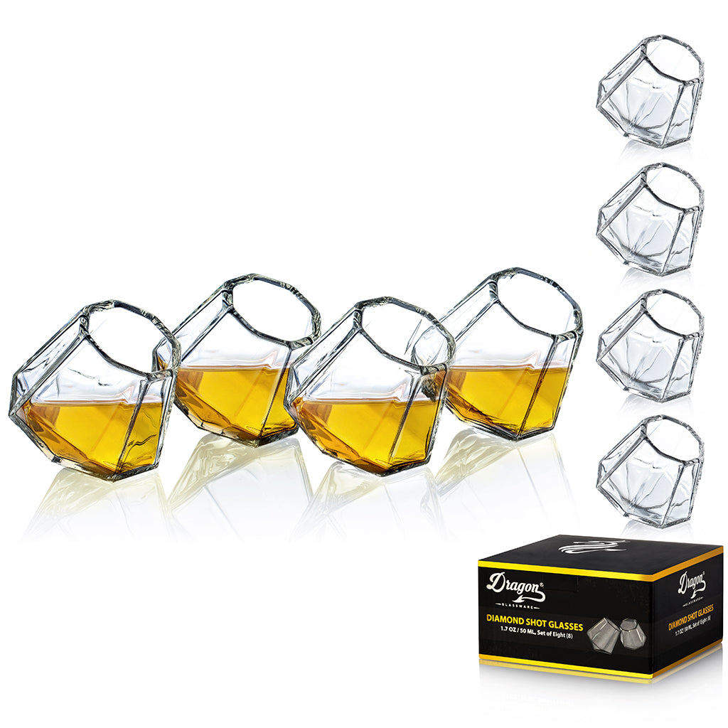 Diamond Shot Glasses - DRAGON GLASSWARE®