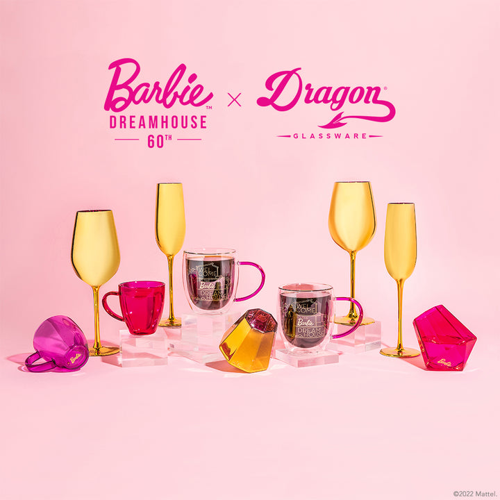 Barbie™ x Dragon Glassware® Dreamhouse™ Diamond Glasses - DRAGON GLASSWARE®