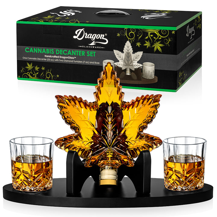 Cannabis Decanter - DRAGON GLASSWARE®