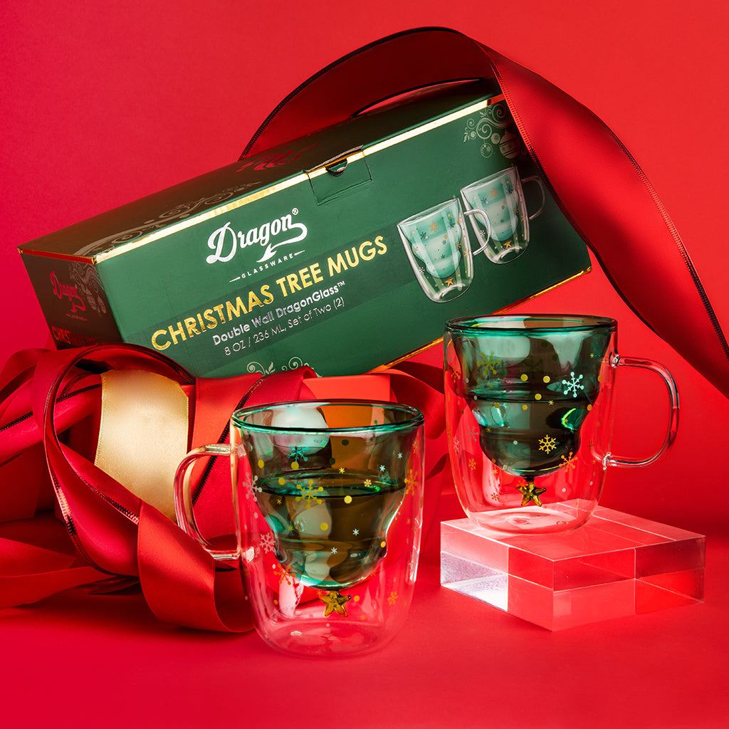 Dragon Glassware Christmas Tree Mugs - Thumbnail 2