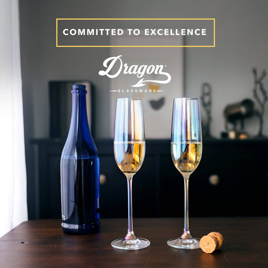 Champagne Glasses - The Aura Collection - DRAGON GLASSWARE®