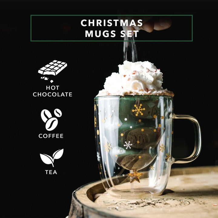 Christmas Tree Mugs - DRAGON GLASSWARE®